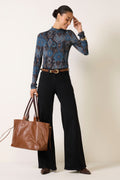 Good Waist Palazzo Jeans in Black