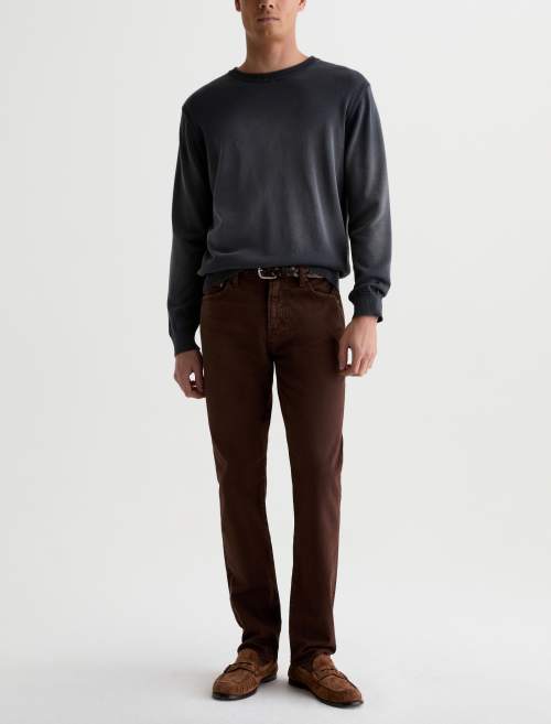 Everett Slim Straight Jean - Sulfur Wood Brown