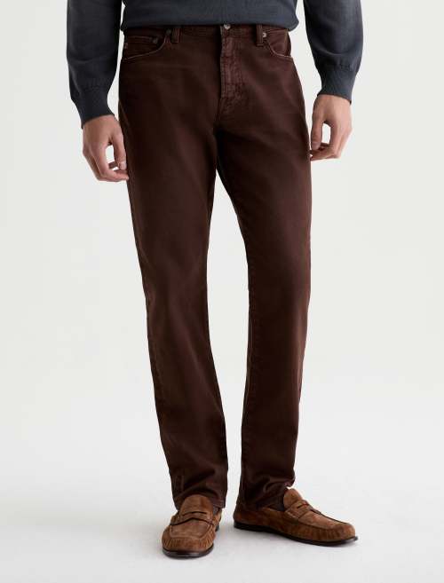 Everett Slim Straight Jean - Sulfur Wood Brown