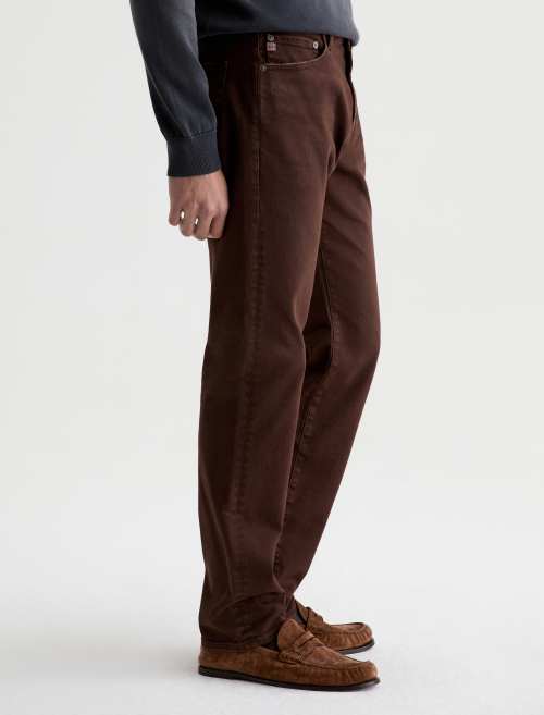 Everett Slim Straight Jean - Sulfur Wood Brown