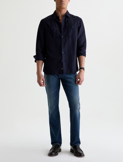 Everett Slim Straight Jean - Blue Train