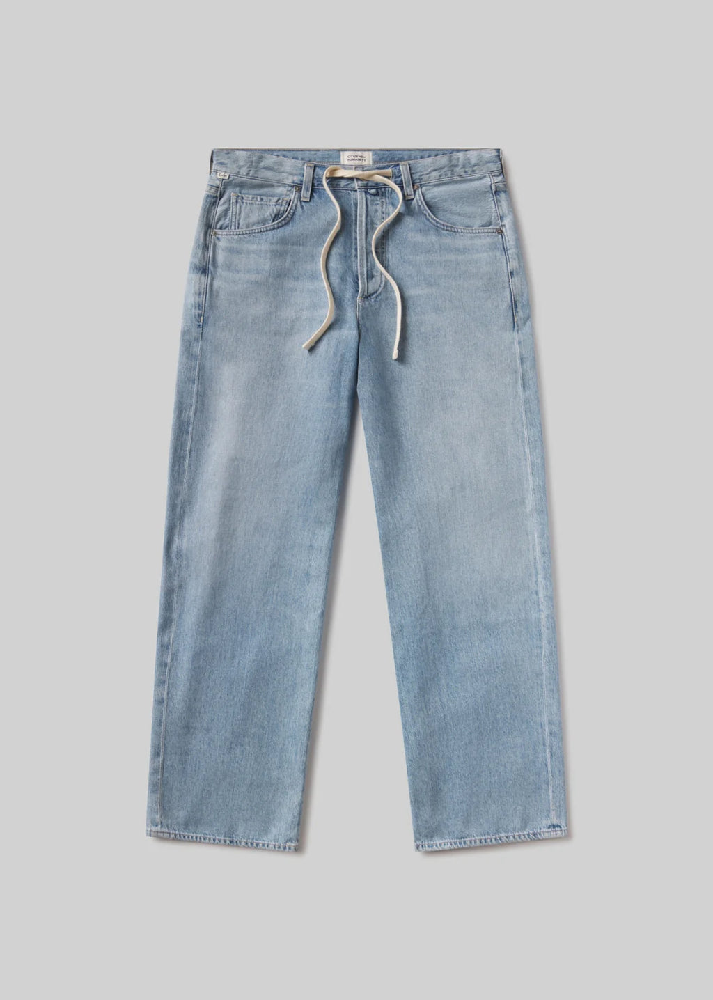 Brynn Drawstring Trouser - Blue Lace