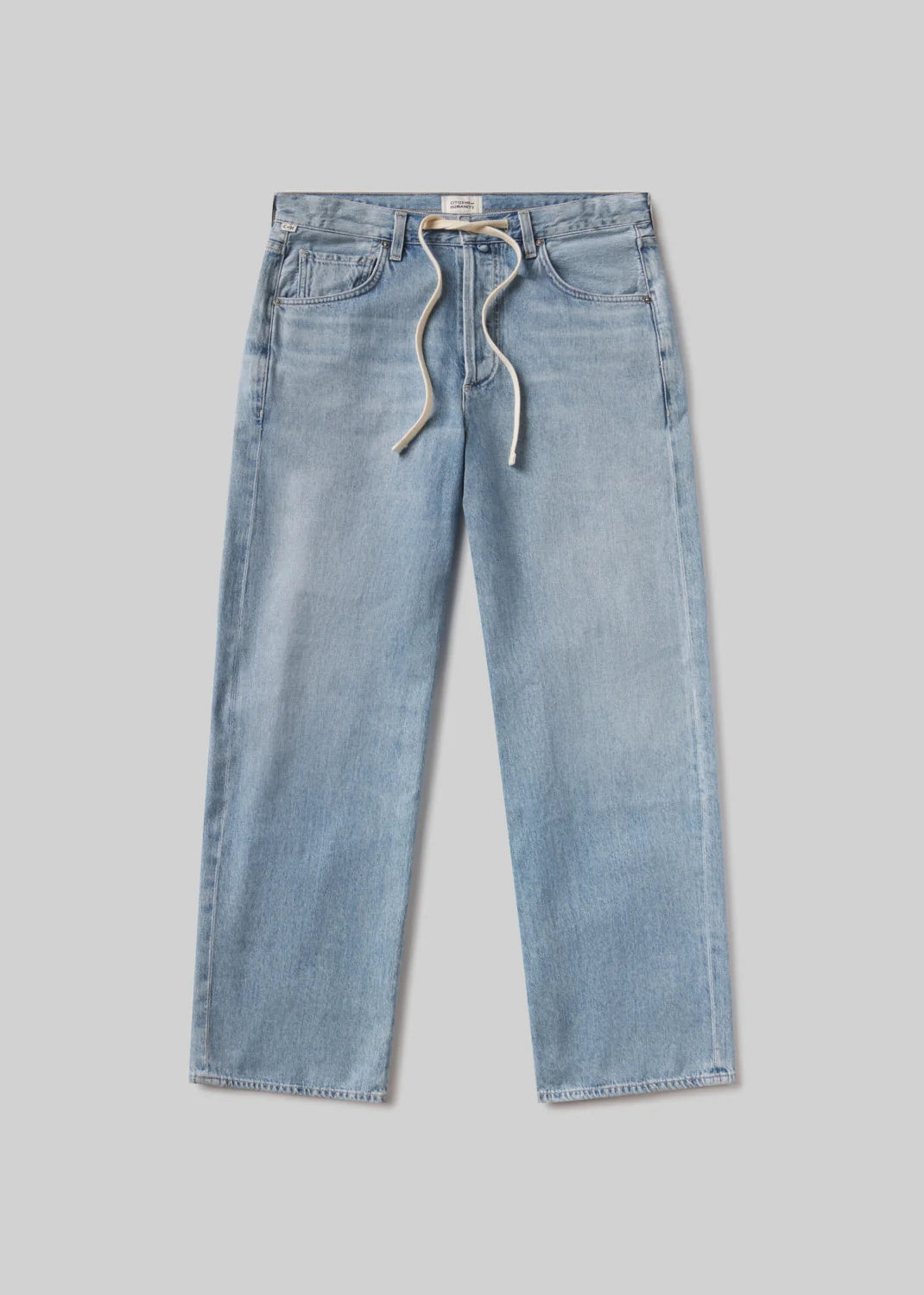 Brynn Drawstring Trouser - Blue Lace