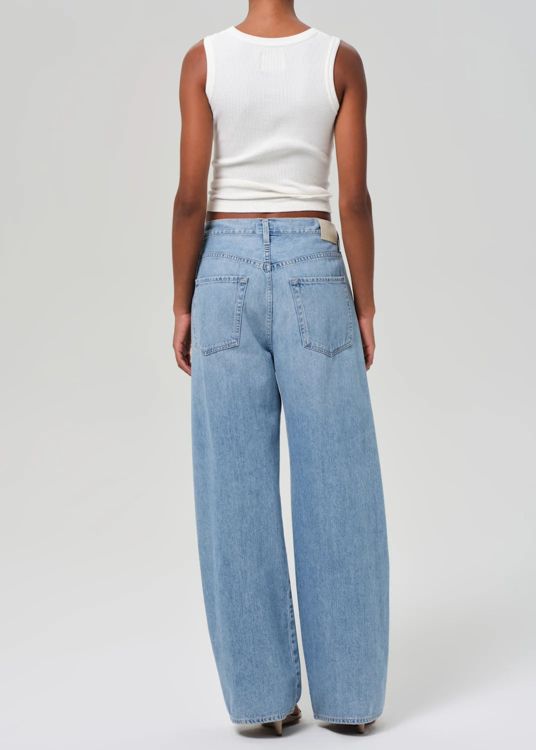 Brynn Drawstring Trouser - Blue Lace
