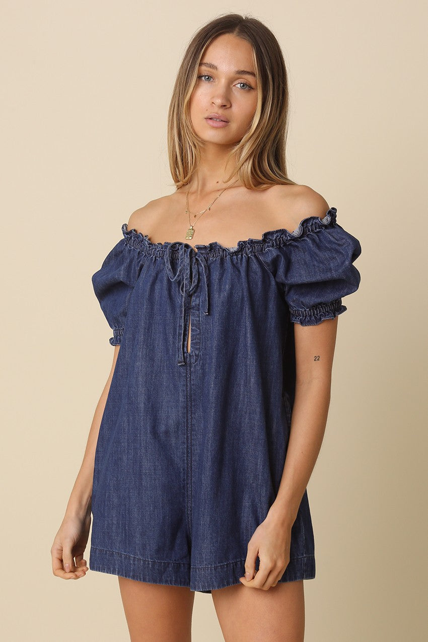 Wynwood Denim Romper