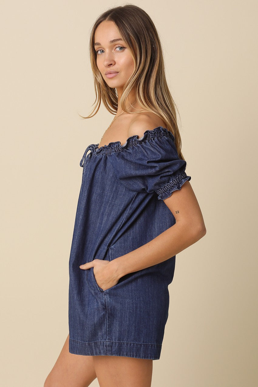 Wynwood Denim Romper