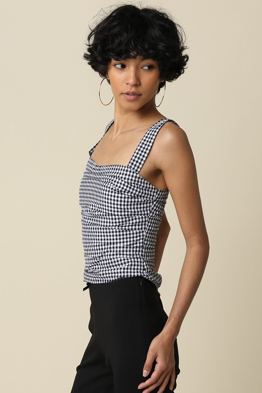 Rosemary Gingham Top