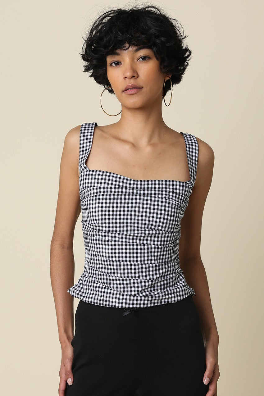 Rosemary Gingham Top