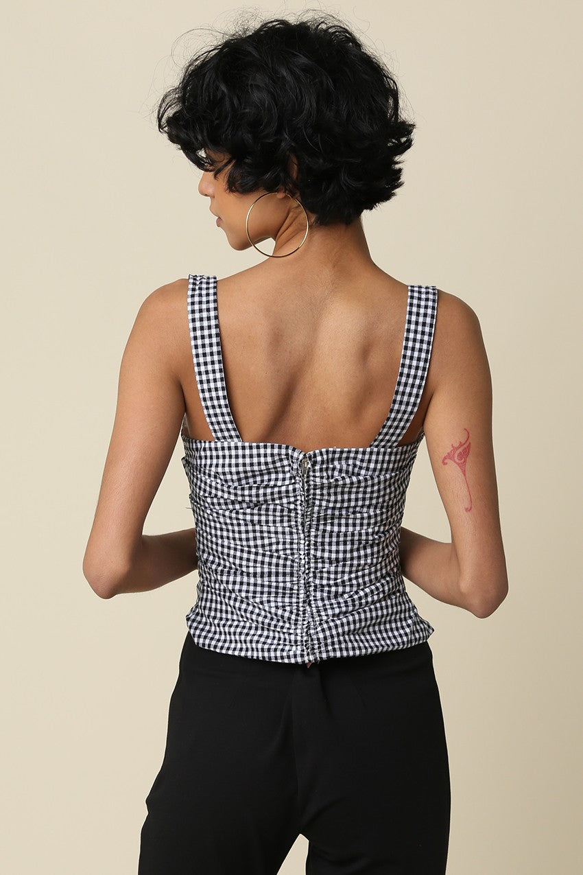 Rosemary Gingham Top