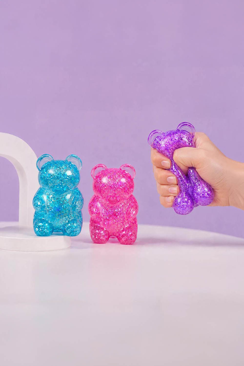 Viral Glitter Gummy Bear Squeeze