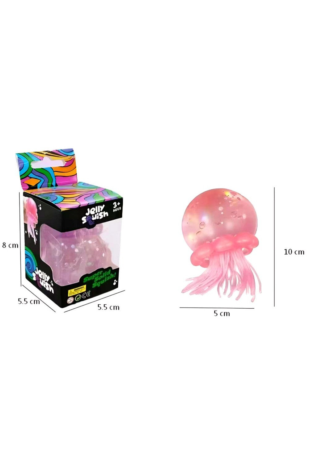 Viral Glitter Jellyfish Squeeze