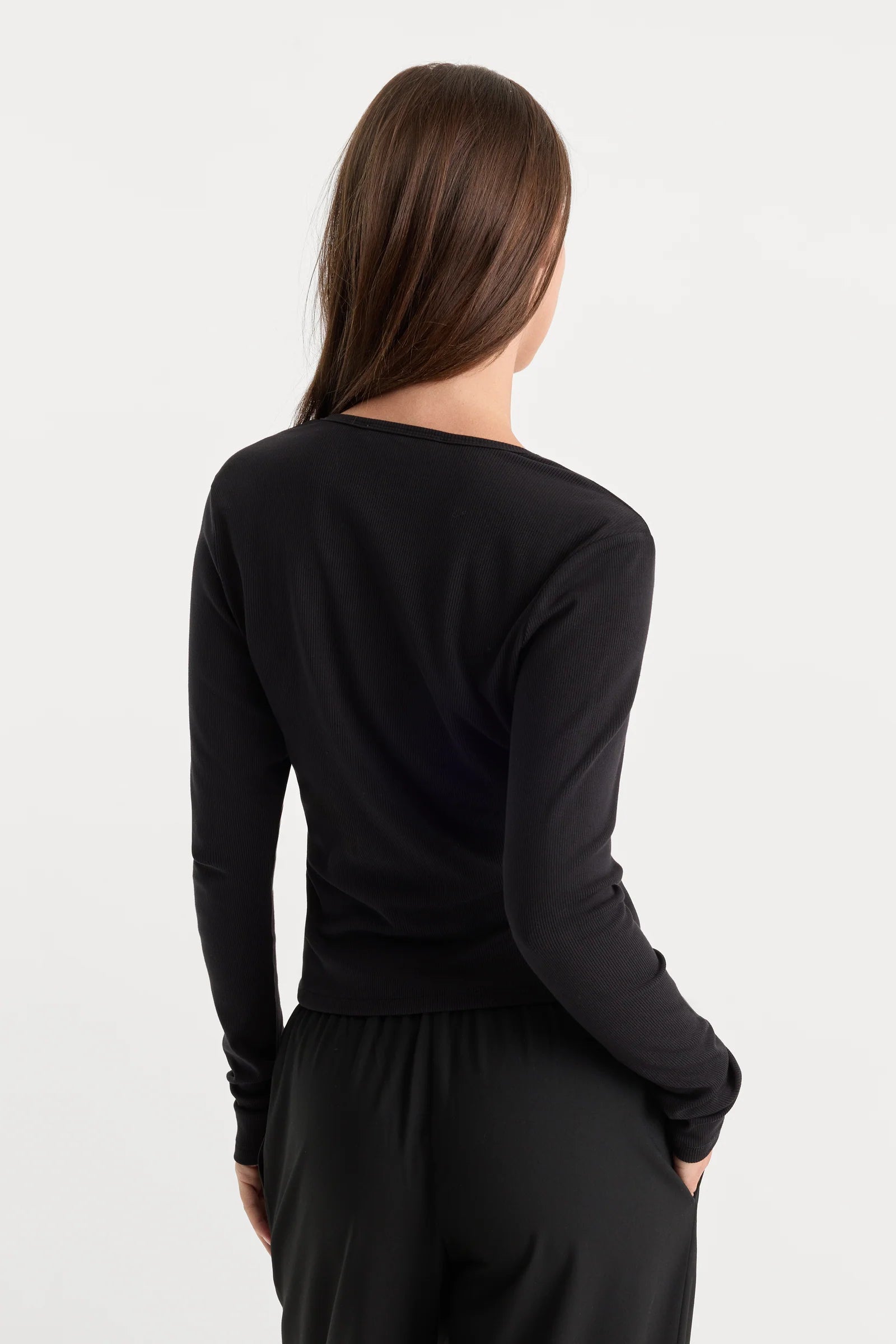 The Rib V Neck Cardigan