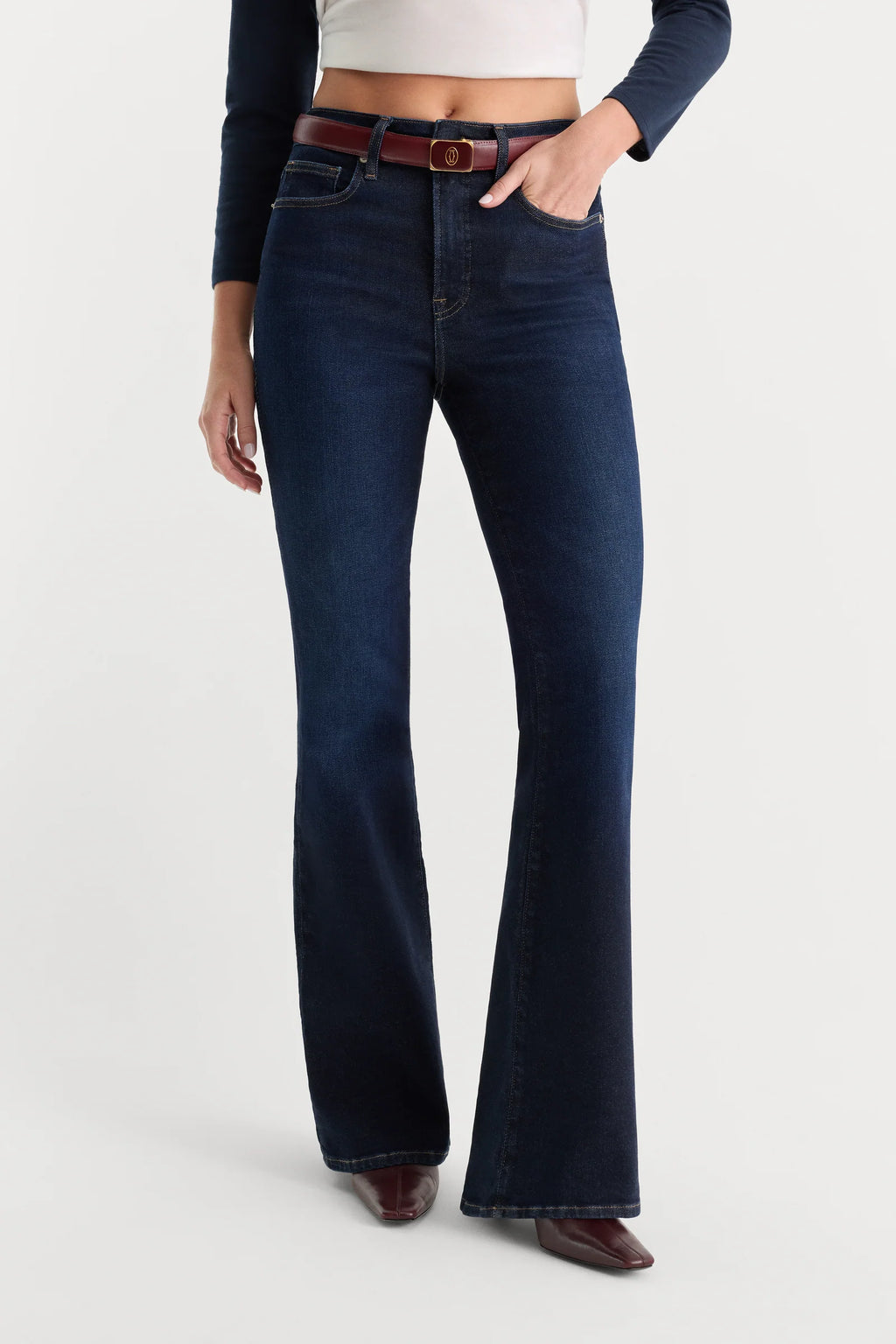 Good Legs Flare Jeans (Soft Tech)