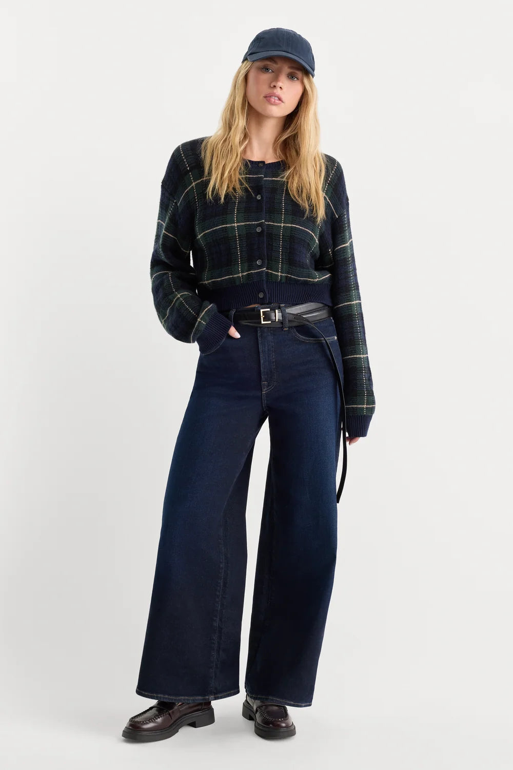 Soft Tech Good Waist Palazzo Ankle - Indigo