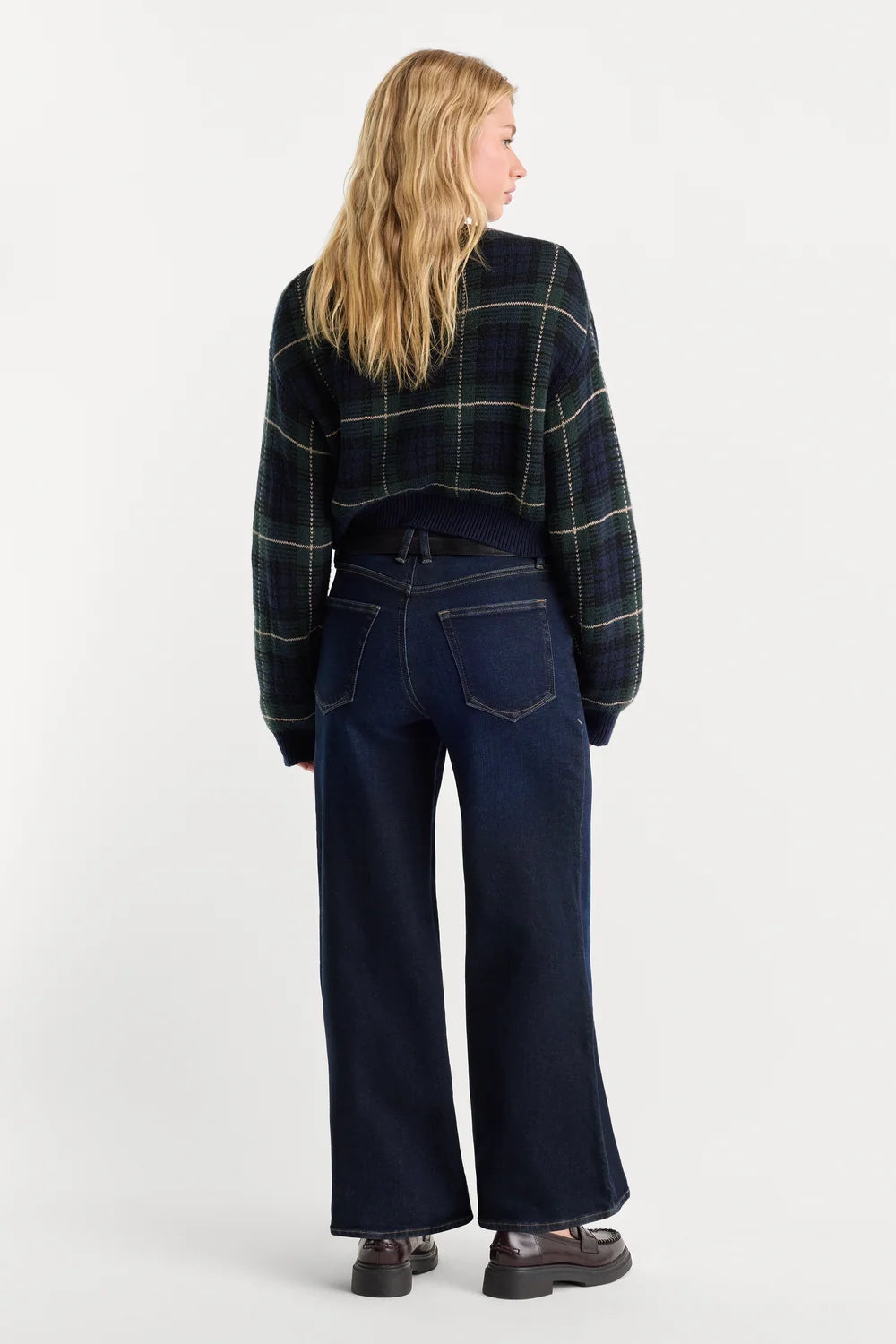 Soft Tech Good Waist Palazzo Ankle - Indigo