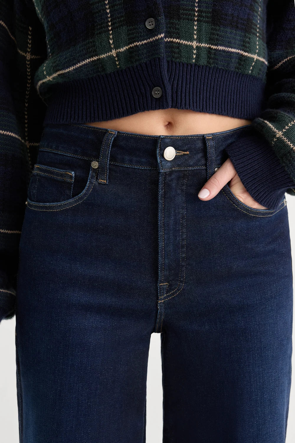 Soft Tech Good Waist Palazzo Ankle - Indigo