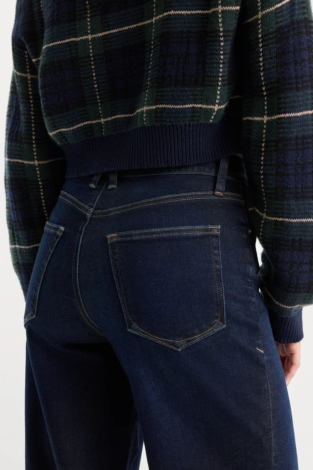 Soft Tech Good Waist Palazzo Ankle - Indigo