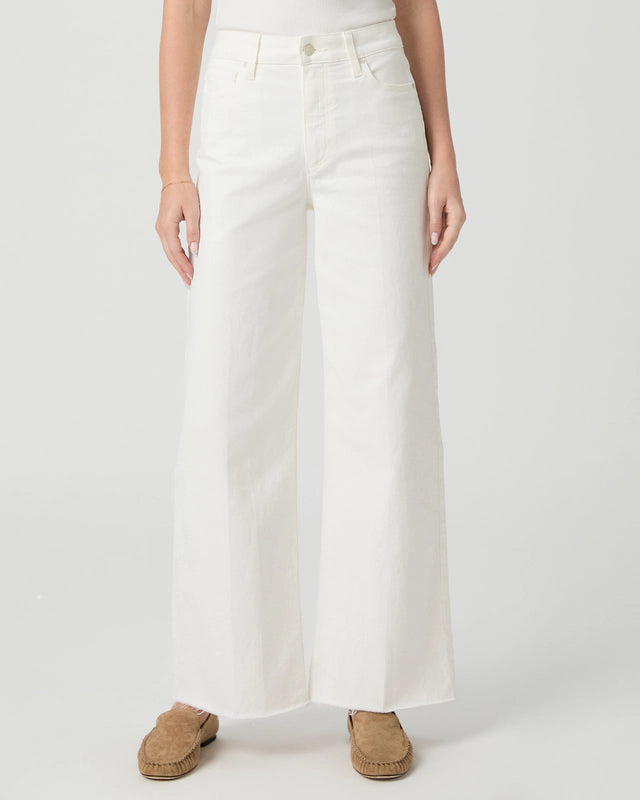 Anessa 31" Wide Leg Jean - Tonal Ecru