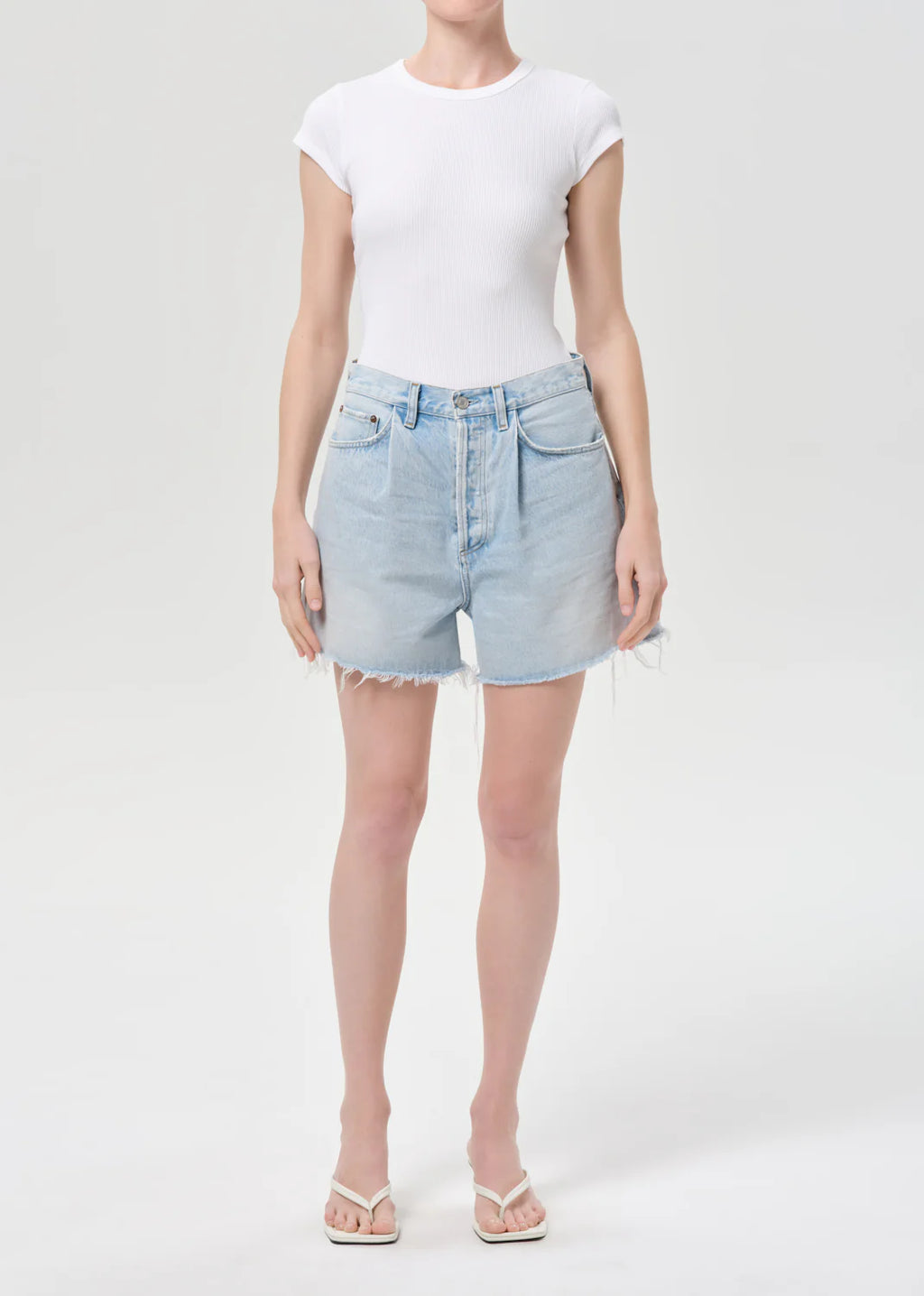 Rhoda Pleated A-Line Short - Detach