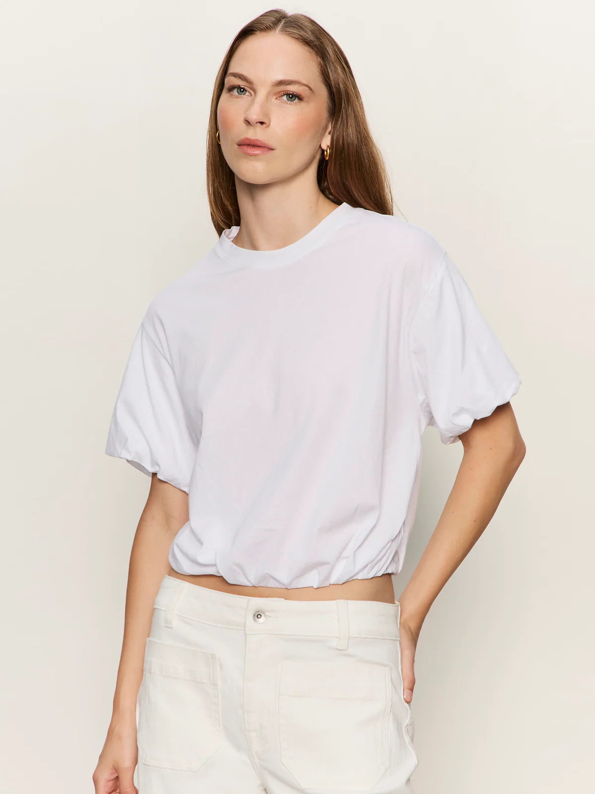 Pleat Bubble Tee