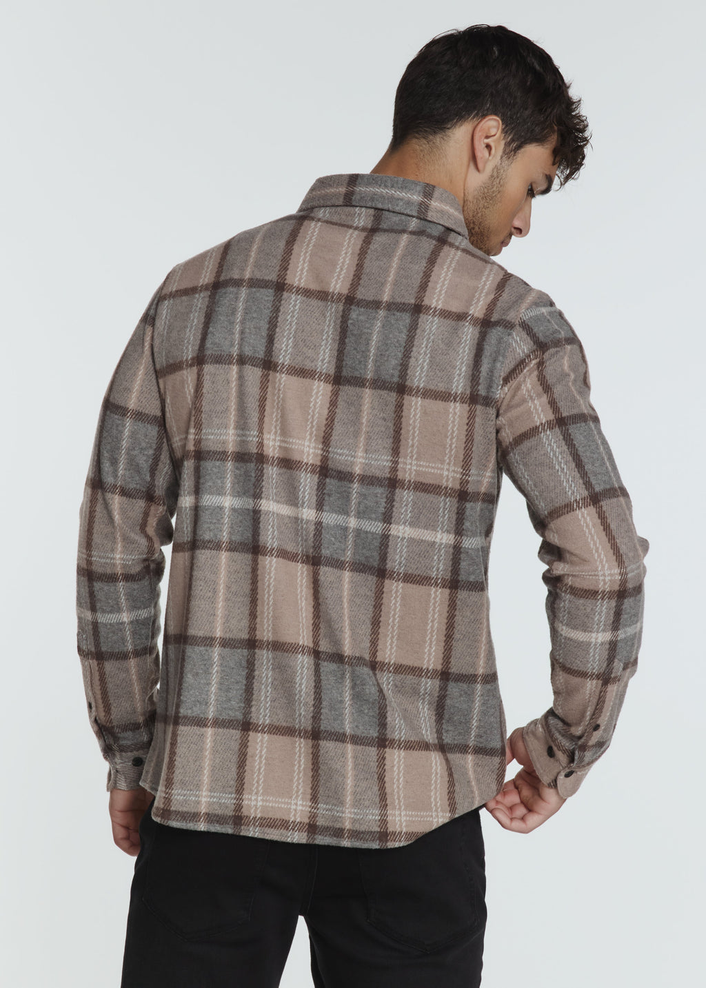 Generation Plaid Shirt - Taupe