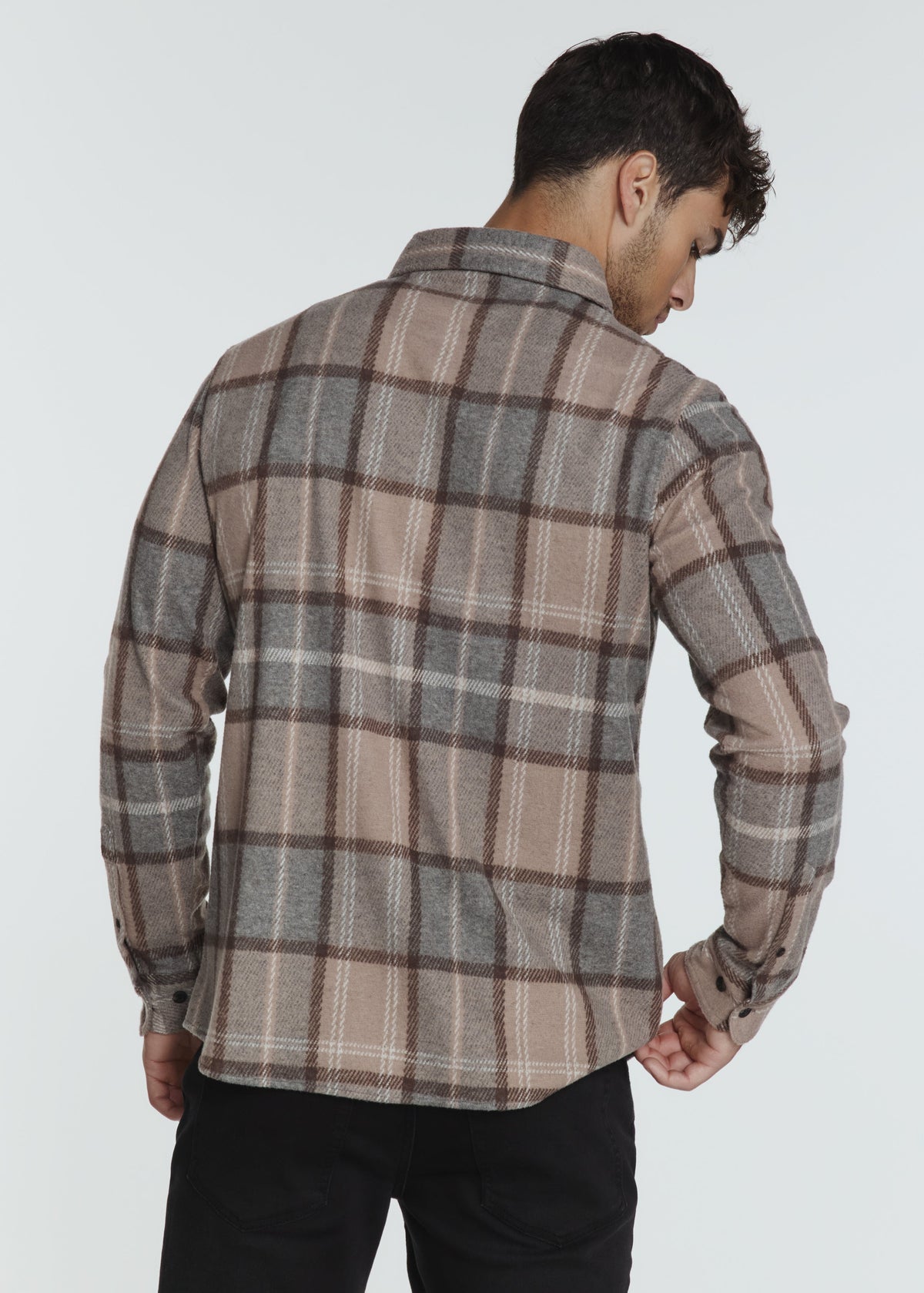 Generation Plaid Shirt - Taupe