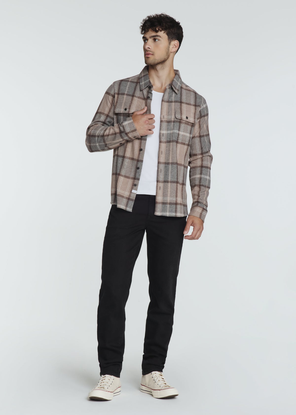 Generation Plaid Shirt - Taupe