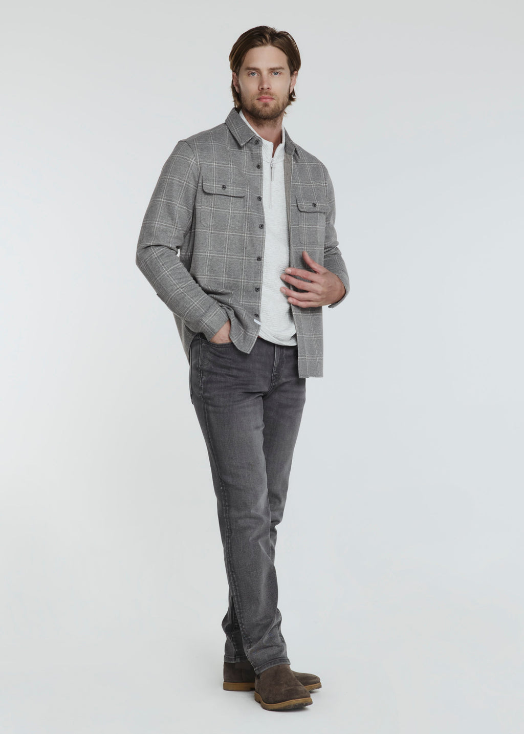 Generation Plaid Shirt - Grey