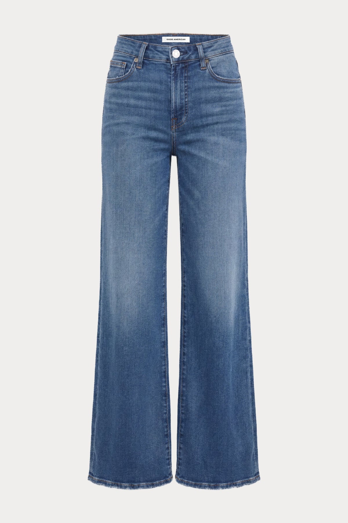 Soft Tech Good Waist Palazzo Jeans in Ridicule