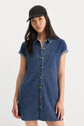 The Denim Polo Dress
