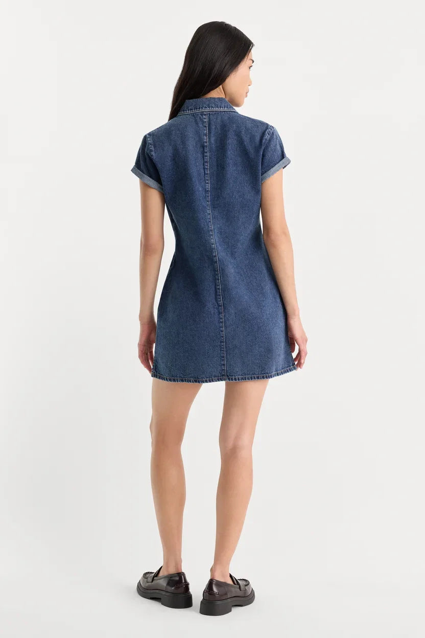 The Denim Polo Dress