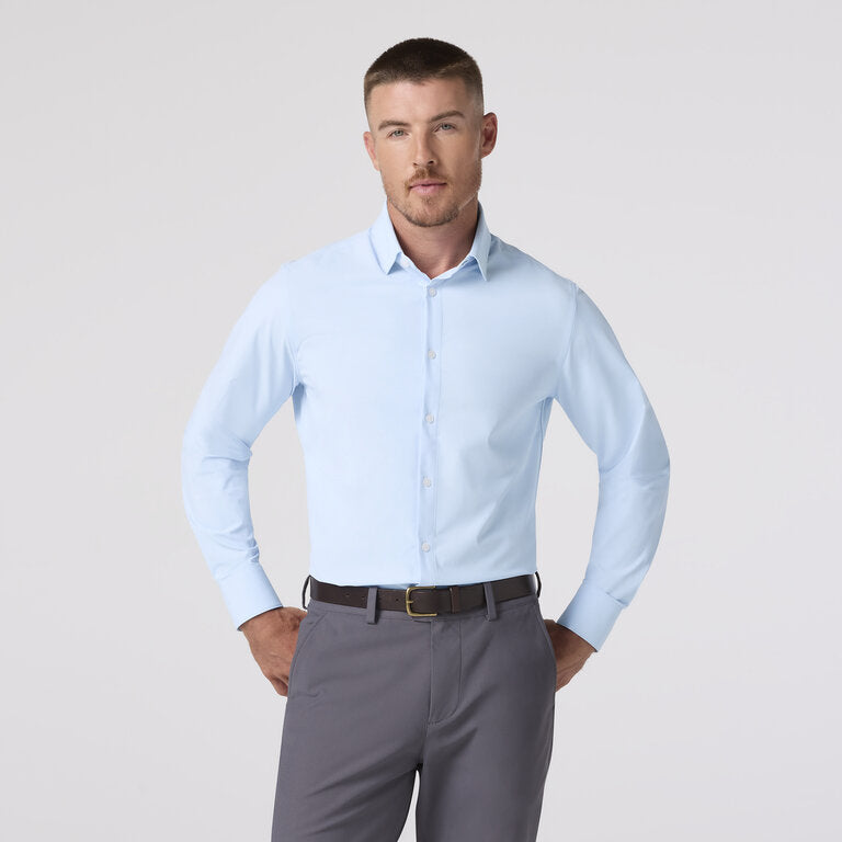 Leeward Dress Shirt- Cloud Blue