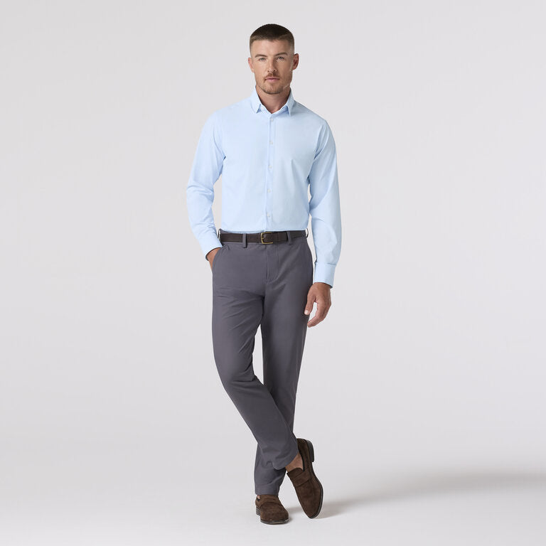 Leeward Dress Shirt- Cloud Blue The Denim Bar Leeward Dress Shirt- Cloud Blue The Denim Bar