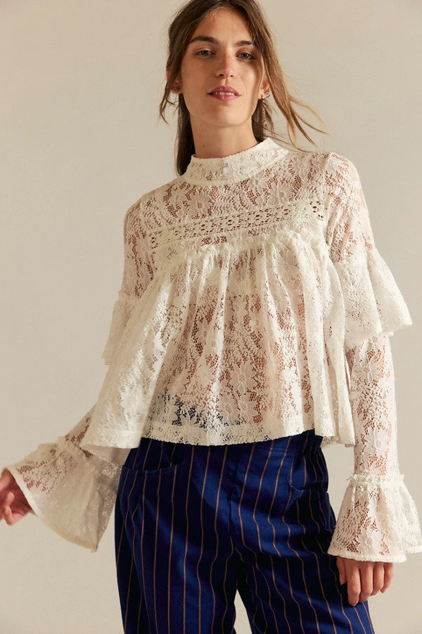 Lilabeth Lace Top