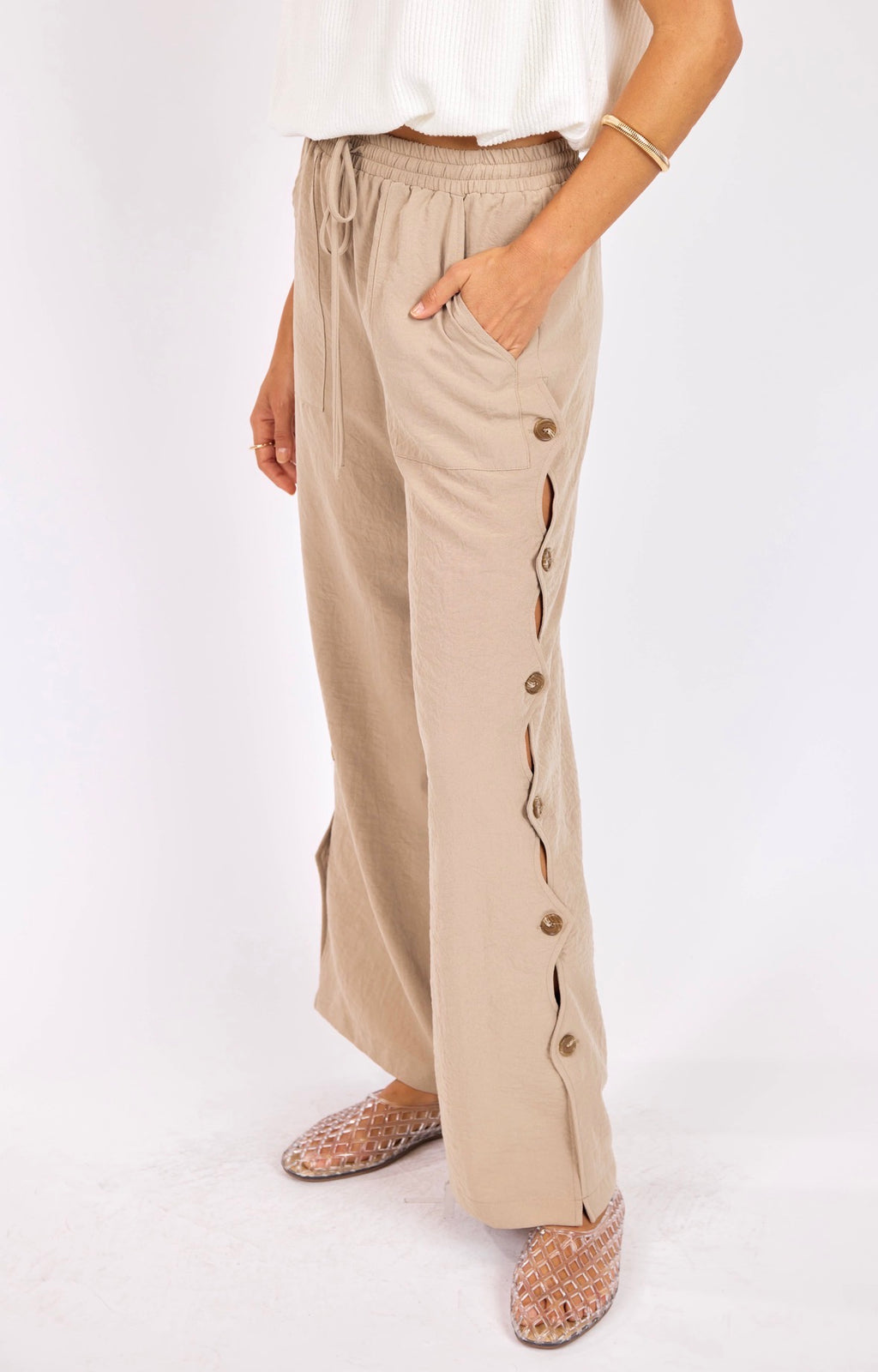 Natural Roots Button Pants