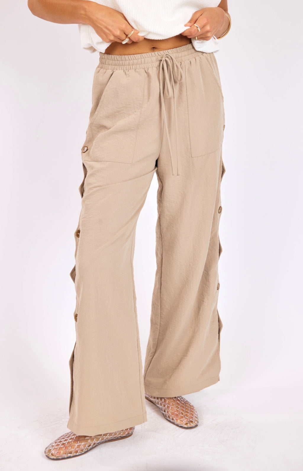 Natural Roots Button Pants