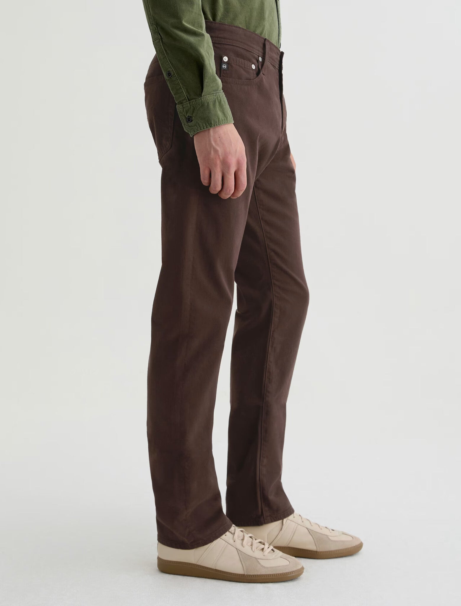 Everett Slim Straight Jean- Raw Umber