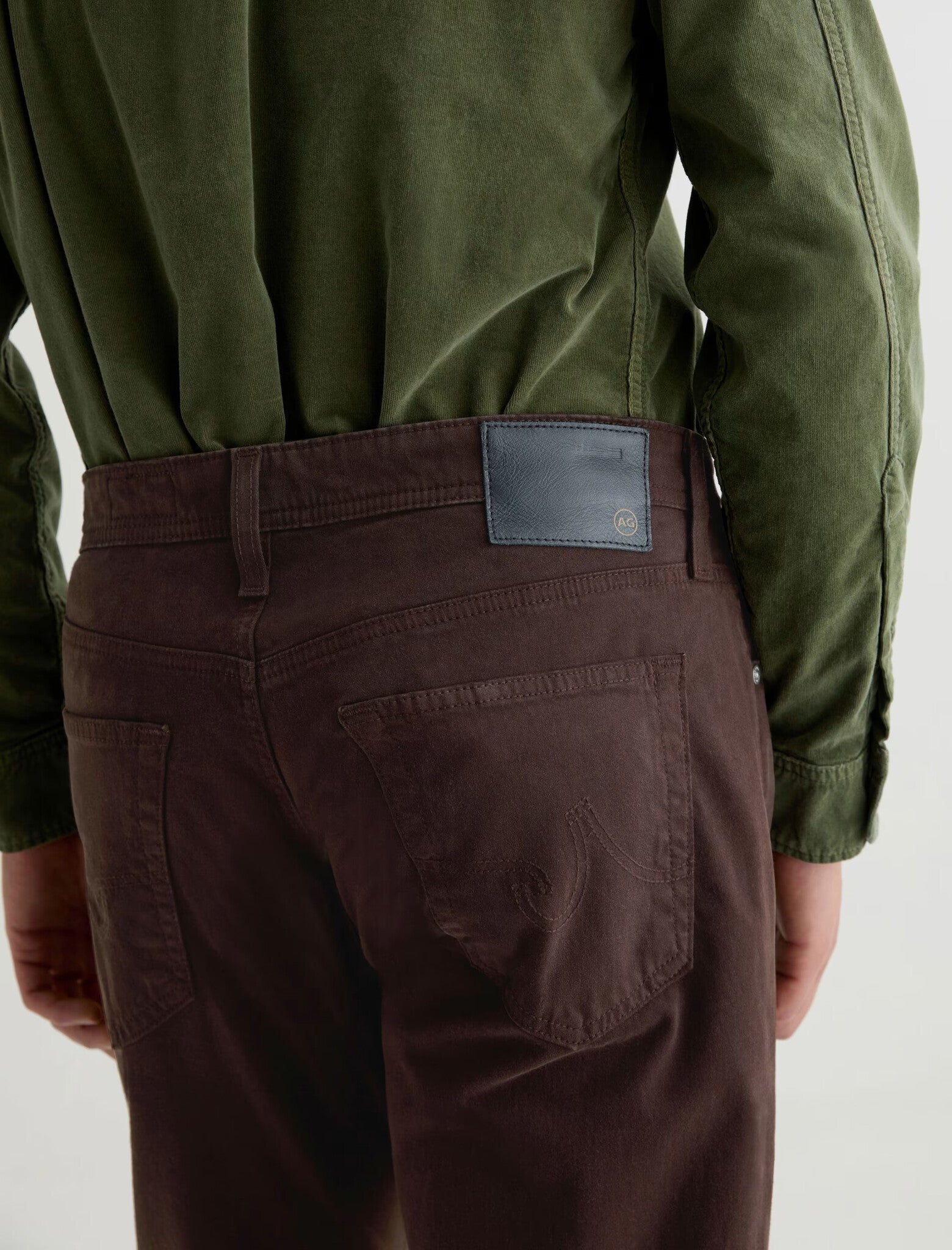 Everett Slim Straight Jean- Raw Umber