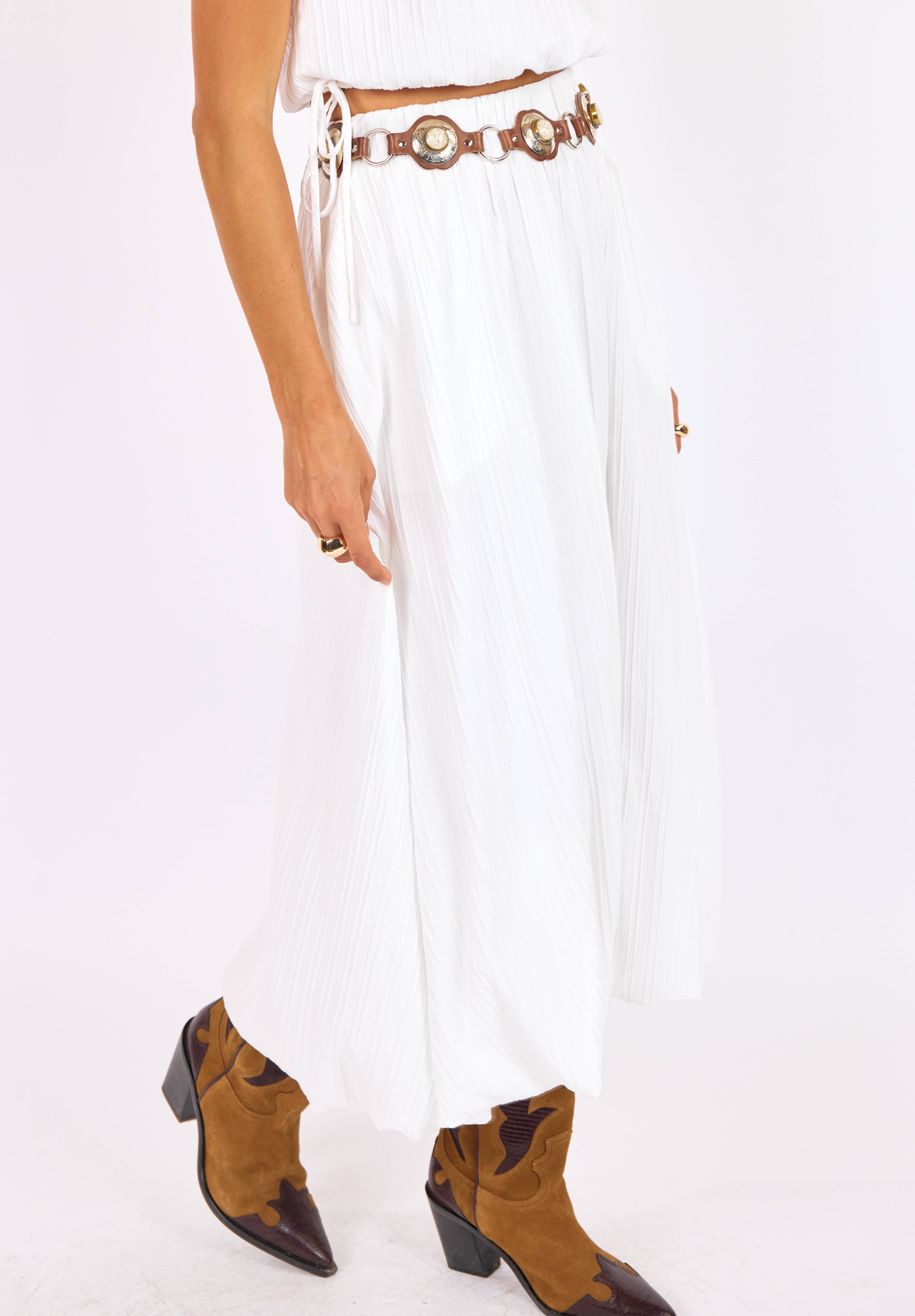 Deja Vu Bubble Maxi Skirt