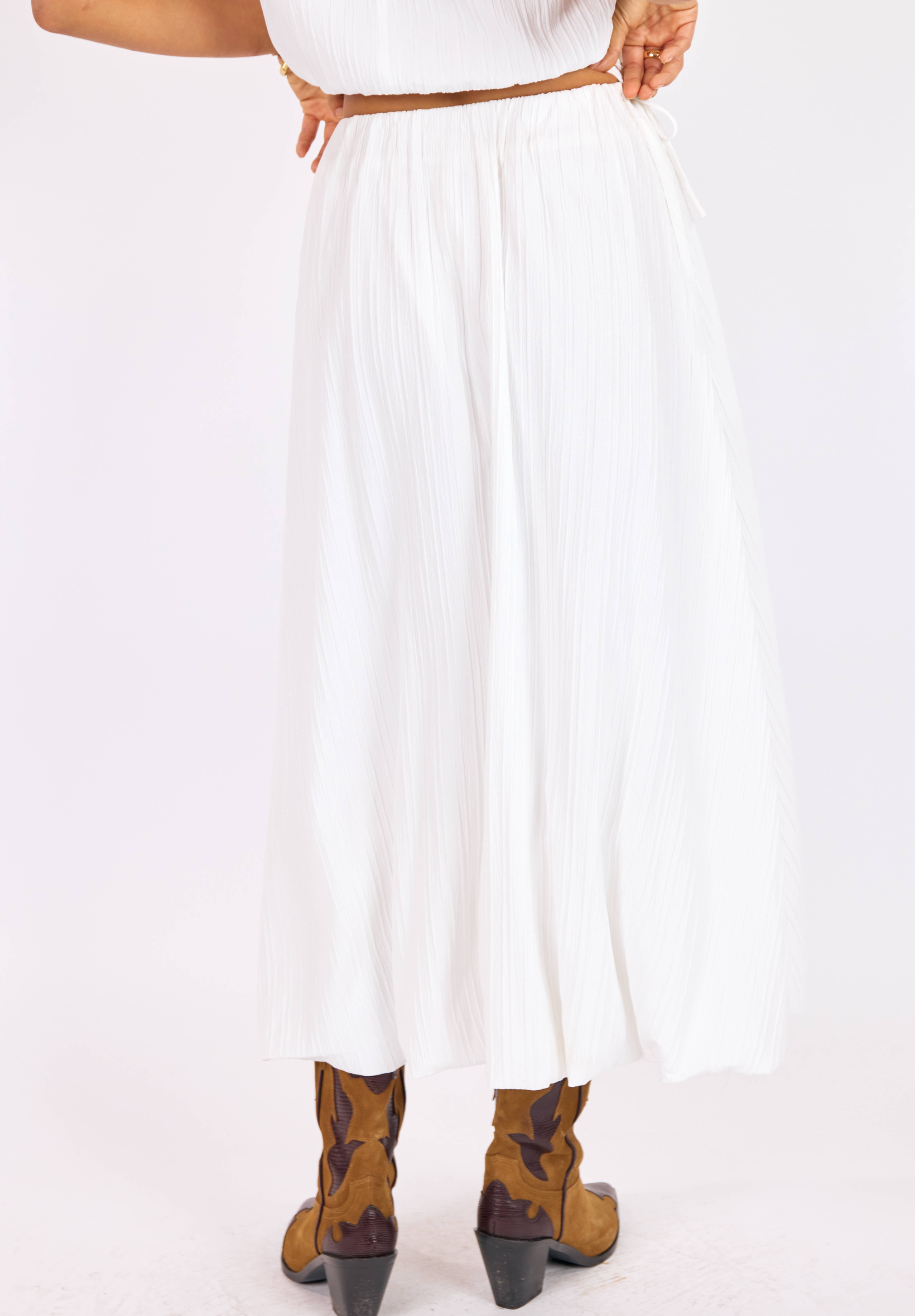 Deja Vu Bubble Maxi Skirt