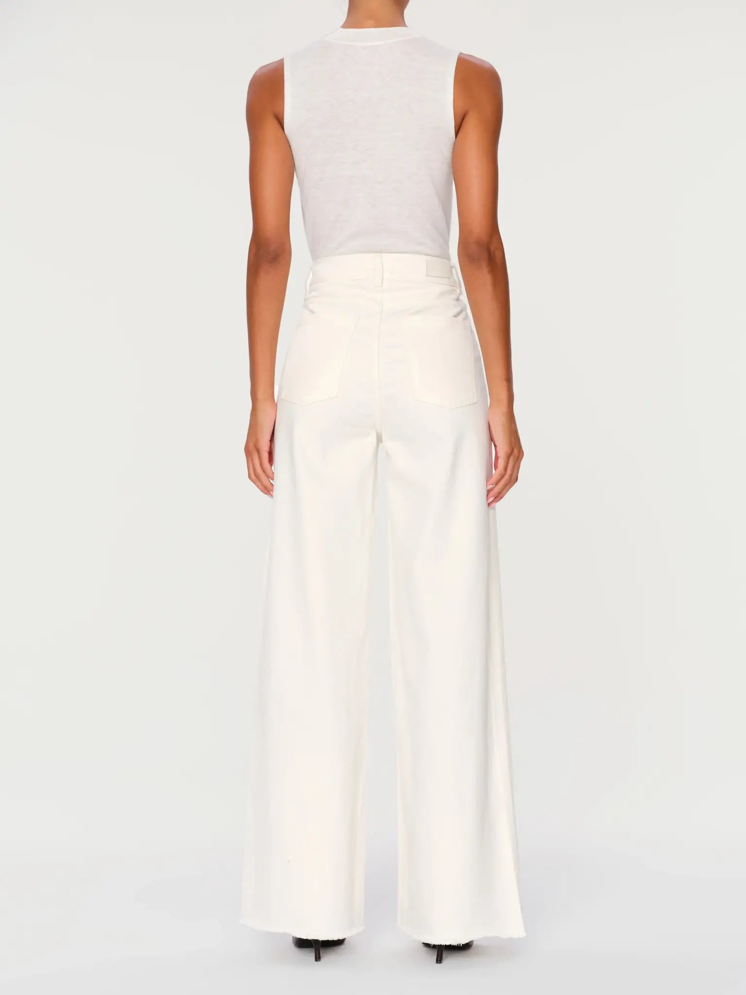 Hepburn Wide Leg- Eggshell