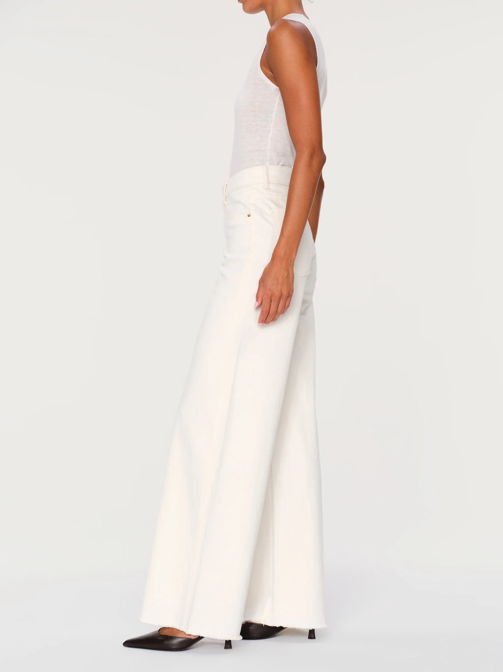 Hepburn Wide Leg- Eggshell