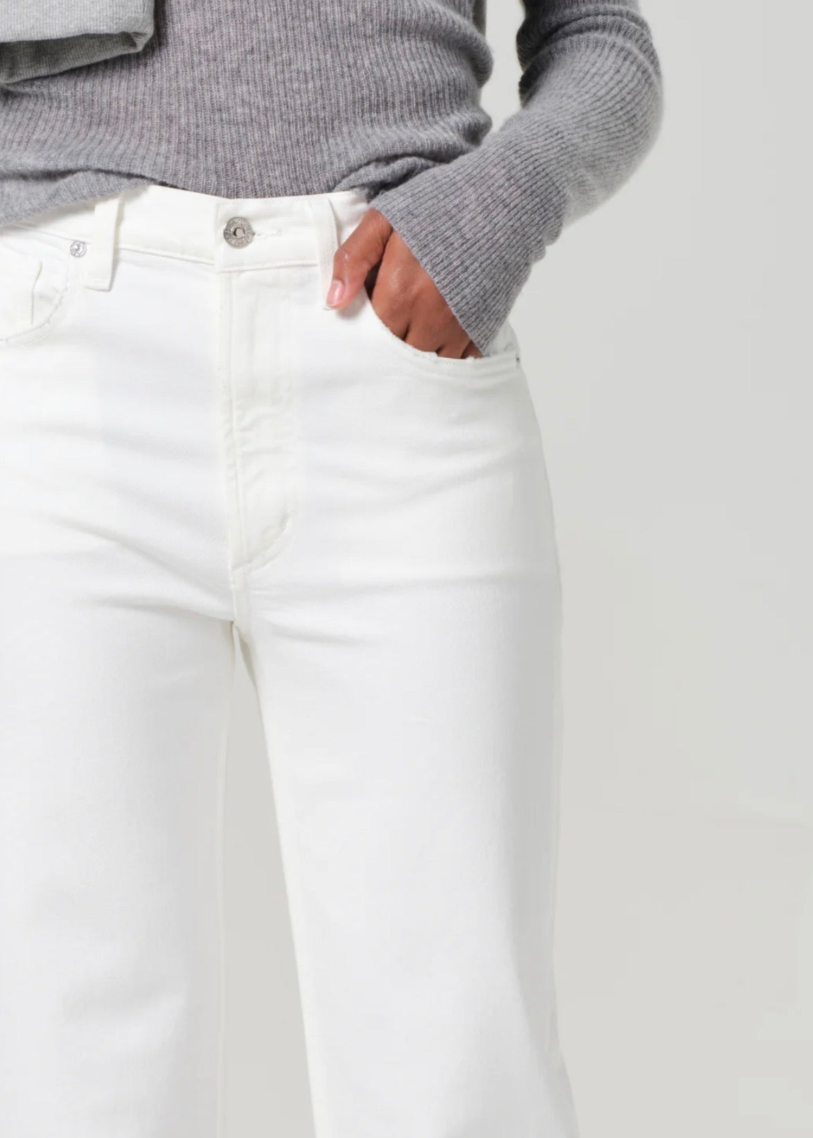 Palma Straight Jean- Soft White