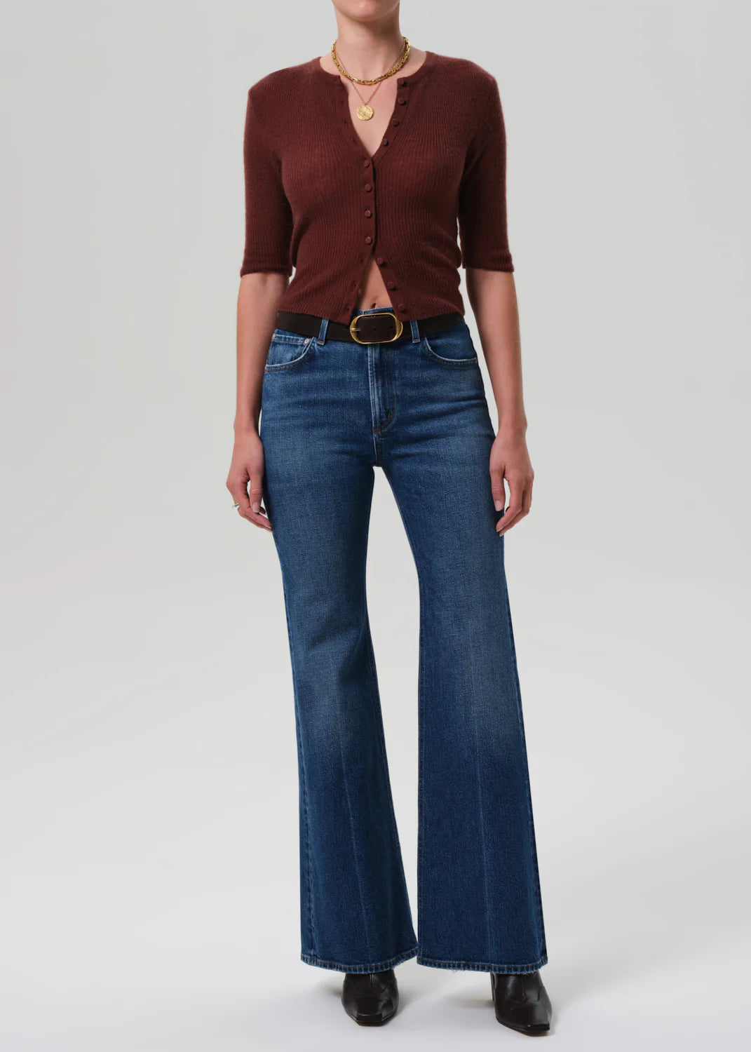 Kimberly 70's Flare Jean- Cruise