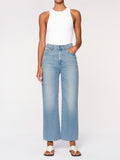 Hepburn Wide Leg Ankle- River Bank