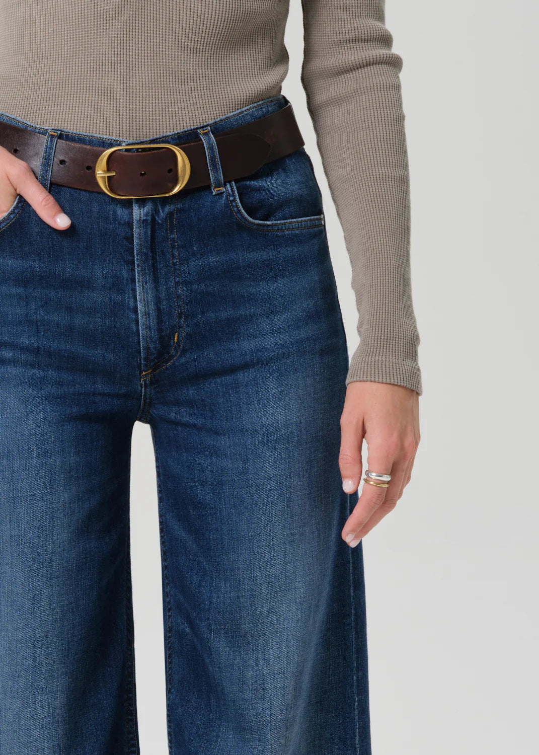 Lyra Long Wide Leg- Elm