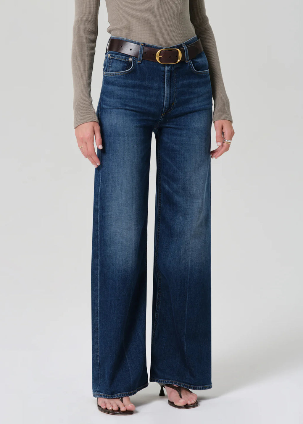 Lyra Long Wide Leg- Elm