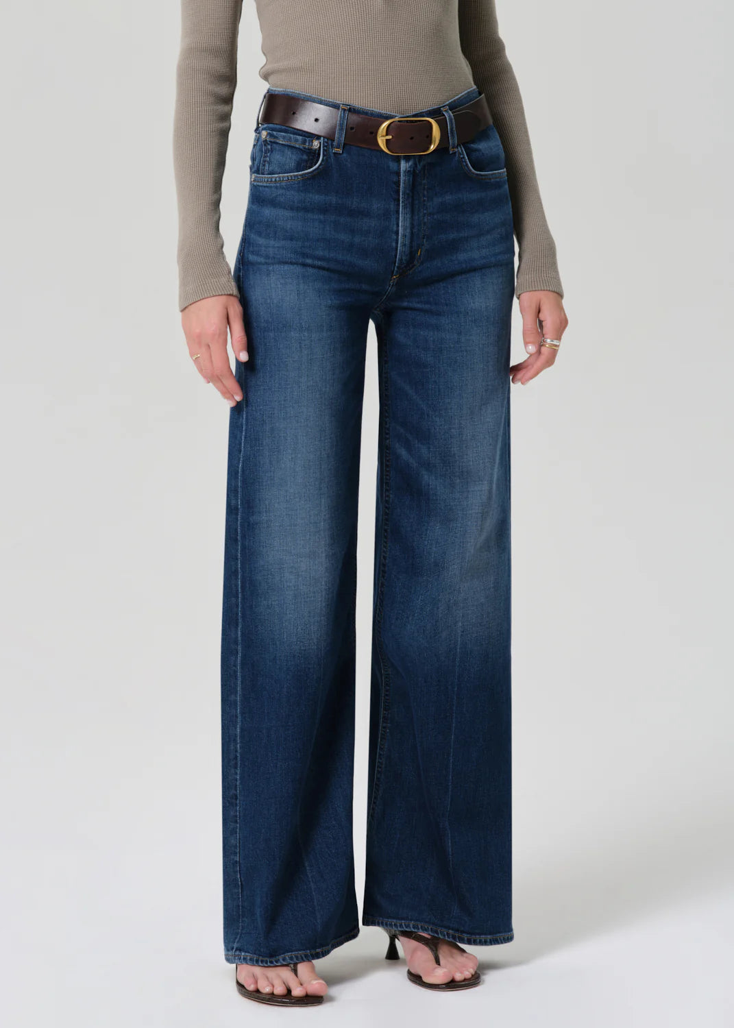 Lyra Long Wide Leg- Elm