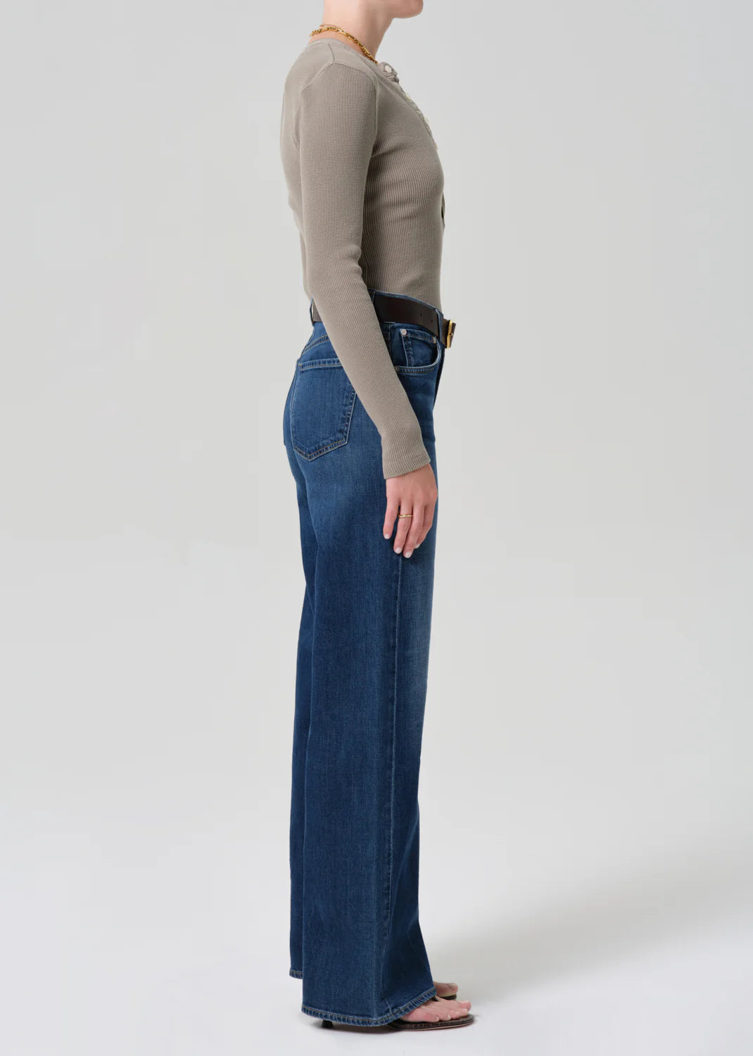 Lyra Long Wide Leg- Elm