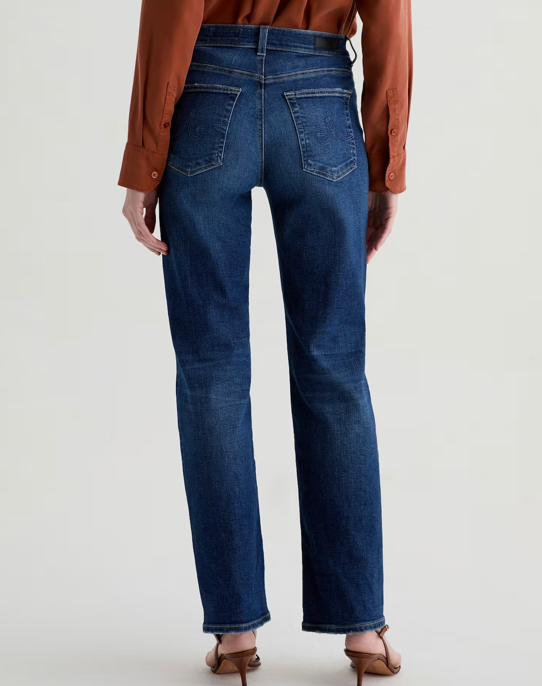 Brinley Mid Rise Straight- Poetic